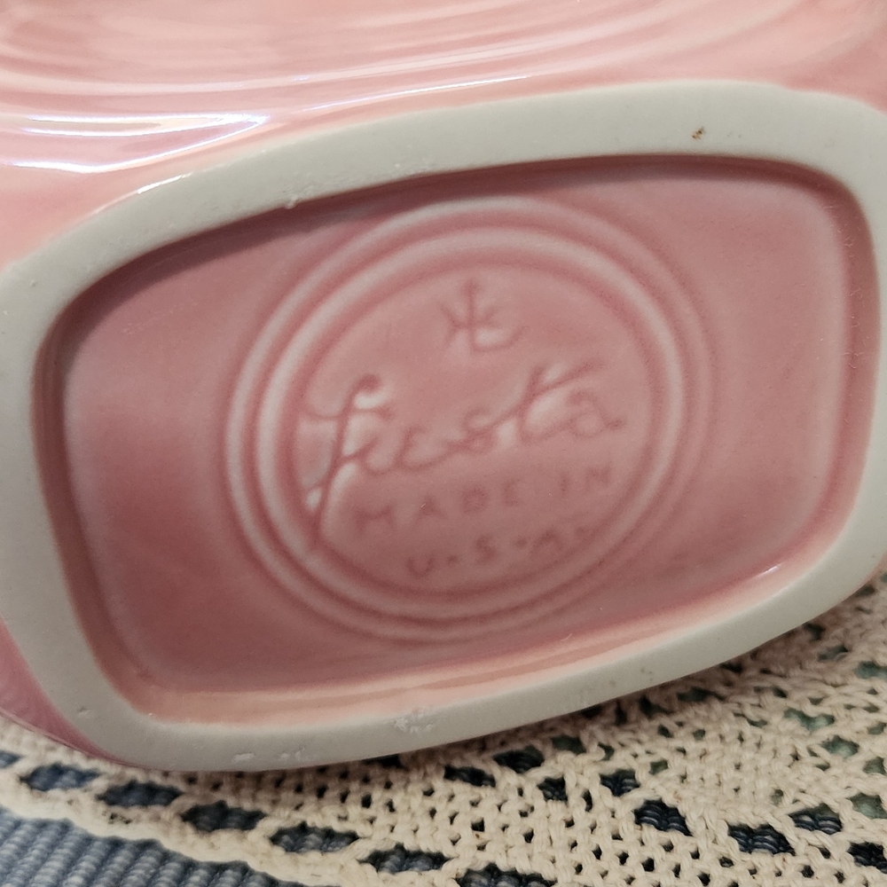 Vintage Fiestaware  Pink Pitcher - Picture 5 of 5